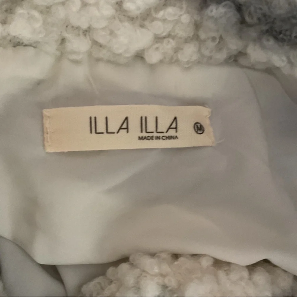 ILLA ILLA Cream and Tan Teddy Jacket